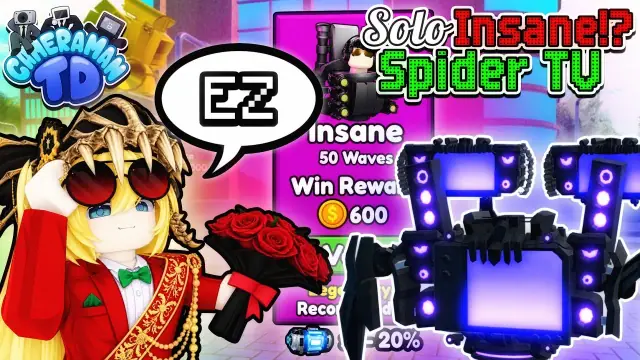 Cameraman Tower Defense Insane Mode Two Units: Solo Guide